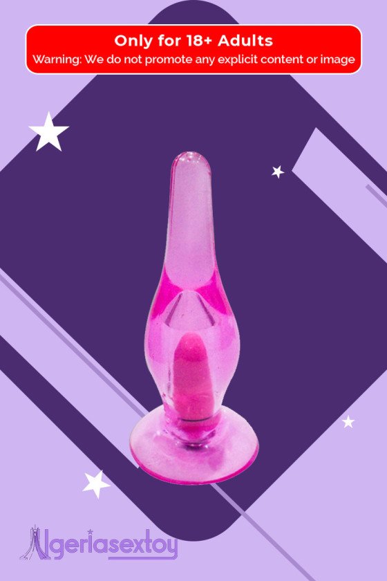 Crystal Anal Vibrating Butt Plug With Suction Cup AD-025