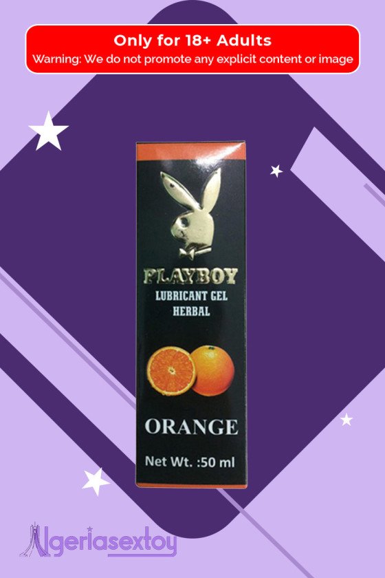 Playboy Lubricant Water Based Gel - Orange Flavoured CGS-033