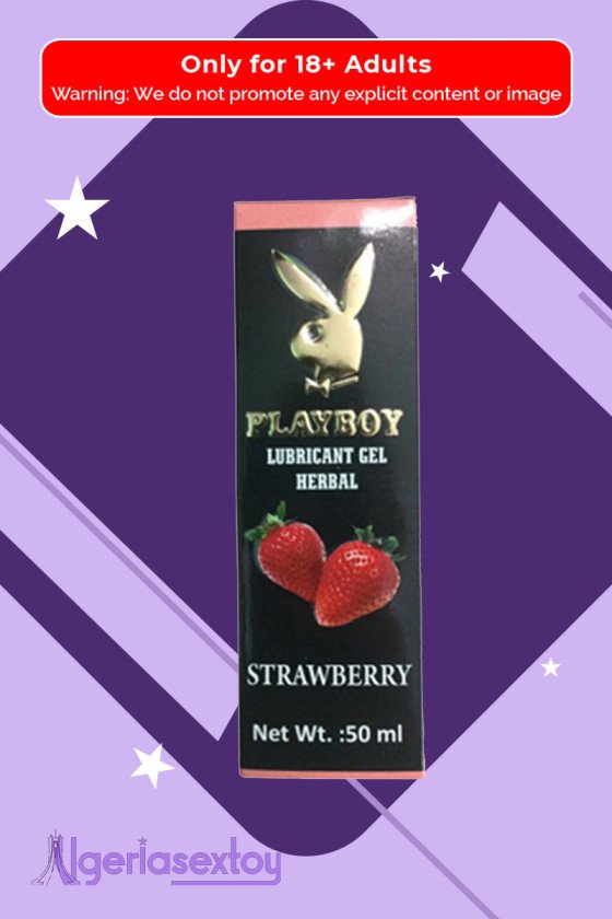 Playboy Lubricant Water Based Gel - Strawberry Flavoured CGS-034